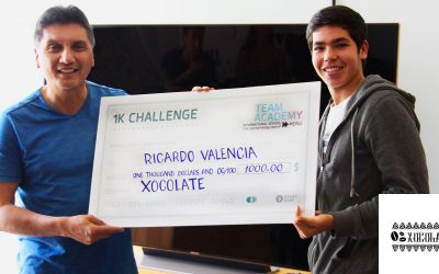 Alumno de Team Academy ganó $1000.00 para empezar su startup: #1kChallenge
